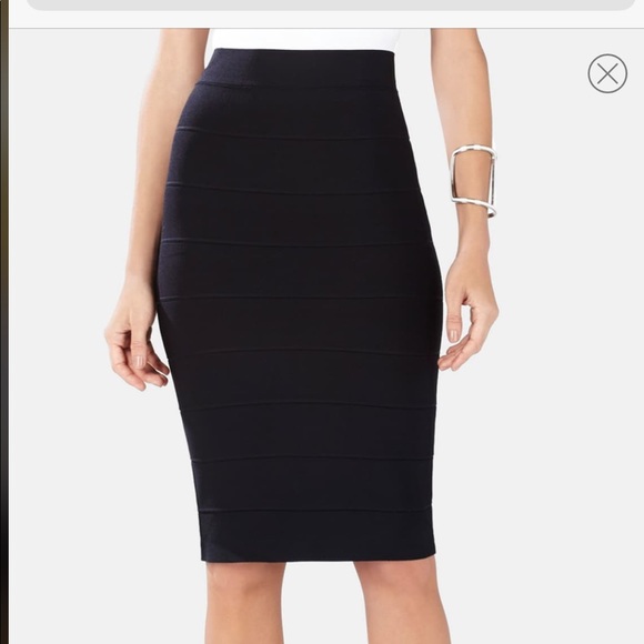 BCBGMAXAZRIA PENCIL SKIRT - Picture 1 of 4